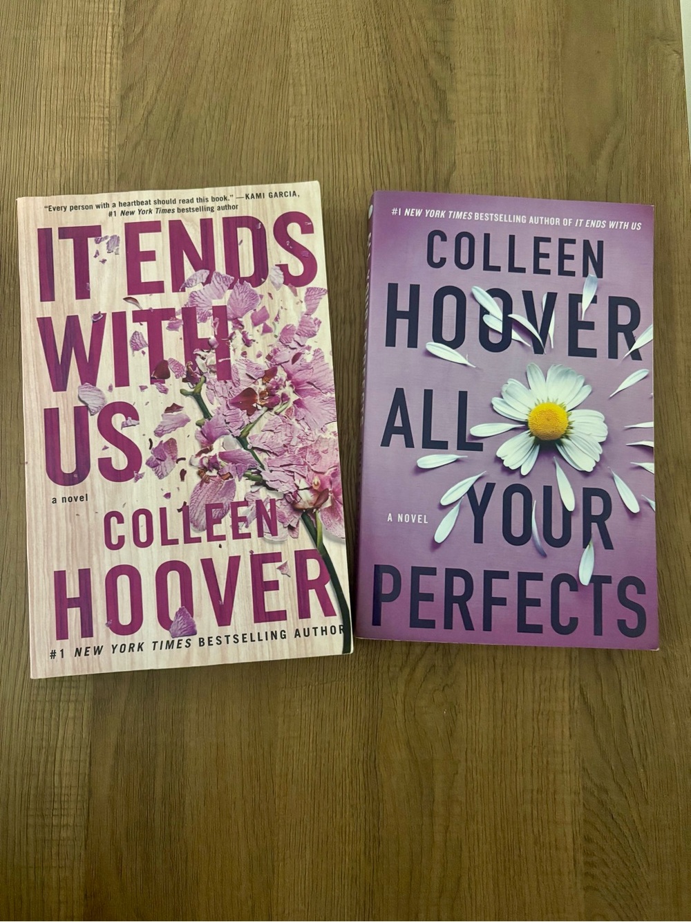 Colleen Hoover Books - It Ends With Us & All Your Perfects